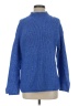 Ann Taylor LOFT Solid Blue Turtleneck Sweater Size S - photo 1