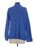 Ann Taylor LOFT Solid Blue Turtleneck Sweater Size S - photo 2