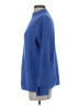 Ann Taylor LOFT Solid Blue Turtleneck Sweater Size S - photo 5