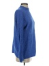 Ann Taylor LOFT Solid Blue Turtleneck Sweater Size S - photo 4