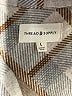 Thread & Supply Plaid Tan Long Sleeve Blouse Size L - photo 7