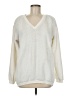 Eyelash Couture 100% Polyester Chevron-herringbone Ivory Pullover Sweater Size M - photo 1