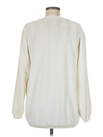 Eyelash Couture Pullover Sweater (view 2)