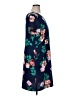 Apt. 9 100% Polyester Floral Blue Casual Dress Size XL - photo 4