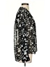 CAbi 100% Polyester Floral Black Long Sleeve Blouse Size S - photo 4