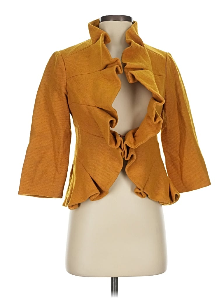 Pre-owned Tabitha Blazer Jacket In Orange