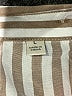 Unbranded 100% Rayon Stripes Brown Long Sleeve Button-Down Shirt Size L - photo 7