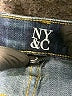 NY&C Color Block Blue Jeans Size 2 - photo 4