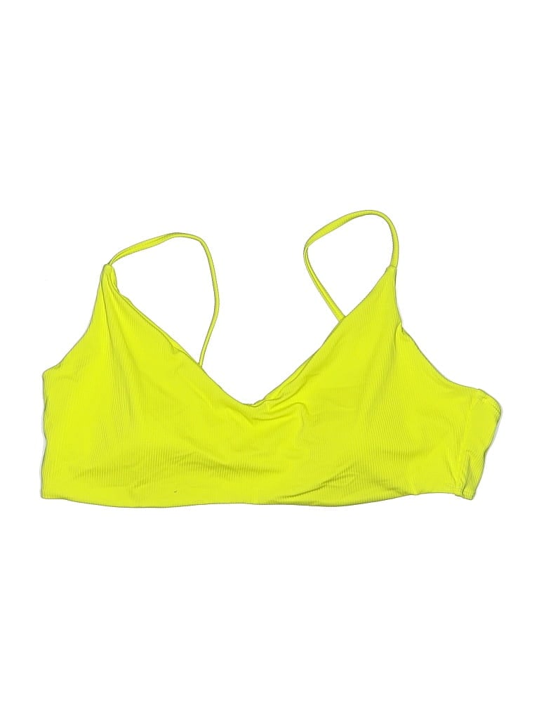 Pre-owned Decree Swimsuit Top Yellow Swimwear