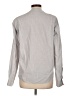Nicole Miller Houndstooth Gray Long Sleeve Button-Down Shirt Size L - photo 2