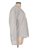 Nicole Miller Houndstooth Gray Long Sleeve Button-Down Shirt Size L - photo 4