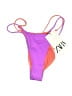 Zara Color Block Purple Swimsuit Top Size S - photo 2