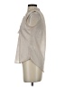 H&M 100% Polyester Silver Sleeveless Blouse Size 4 - photo 5