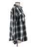 Japna Plaid Gray Long Sleeve Button-Down Shirt Size M - photo 4