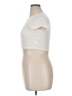 Lily Rose 100% Polyester Ivory Short Sleeve Turtleneck Size XL - photo 5