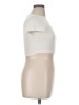 Lily Rose 100% Polyester Ivory Short Sleeve Turtleneck Size XL - photo 4