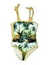 Unbranded Tropical Yellow One Piece Swimsuit Size XL - photo 1