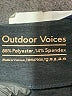 Outdoor Voices Color Block Blue Active Pants Size L - photo 7