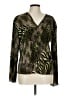 Choices Animal Print Green Blazer Size L - photo 1