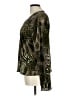 Choices Animal Print Green Blazer Size L - photo 5