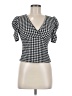 Shein Black Short Sleeve Top Size M - photo 1