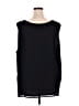 Scala 100% Polyester Black Sleeveless Blouse Size 4X (estimated) - photo 2