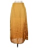 Shein 100% Polyester Gold Casual Skirt Size XS - photo 1