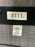 Elle Plaid Gray Formal Skirt Size L - photo 4