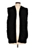 Echo 100% Polyester Black Faux Fur Vest Size L (estimated) - photo 1