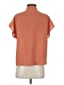 Unbranded 100% Polyester Orange Short Sleeve Blouse Size S - photo 2
