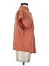 Unbranded 100% Polyester Orange Short Sleeve Blouse Size S - photo 4