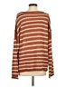 Unbranded 100% Acrylic Stripes Brown Pullover Sweater Size S - photo 2