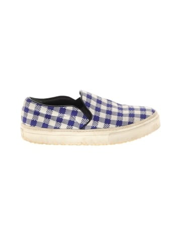 Céline Canvas Gingham Print Sneakers (view 1)