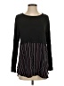 Comfy U.S.A. Black Long Sleeve Top Size S - photo 1