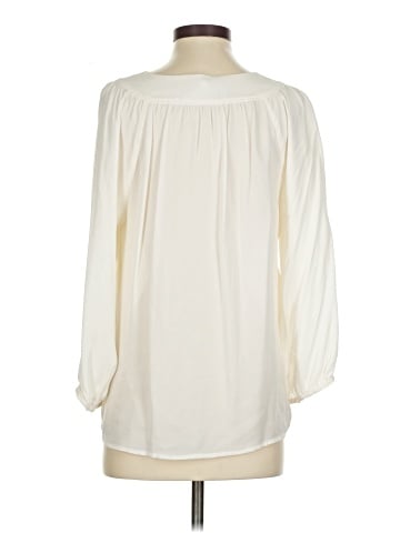 Joie Long Sleeve Silk Top (view 2)