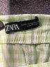 Zara Checkered-gingham Green Casual Pants Size XS - photo 7