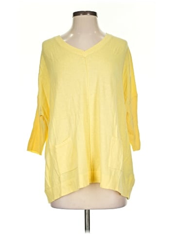 August Silk Pullover Sweater (view 1)