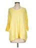August Silk Yellow Pullover Sweater Size S - photo 1