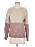 Cupcakes & Cashmere Color Block Tan Pullover Sweater Size S - photo 1