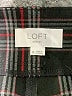 Ann Taylor LOFT Outlet Plaid Black Casual Pants Size 12 - photo 4