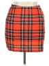 Shein Plaid Orange Casual Skirt Size XL - photo 1
