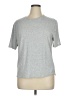 Assorted Brands Solid Silver Gray Short Sleeve T-Shirt Size XL (estimated) - photo 1