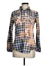 Assorted Brands Plaid Blue Long Sleeve Button-Down Shirt Size M - photo 1