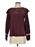 Tiny 100% Cotton Burgundy Long Sleeve Blouse Size S - photo 1