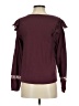 Tiny 100% Cotton Burgundy Long Sleeve Blouse Size S - photo 2