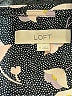 Ann Taylor LOFT 100% Rayon Floral Gray Long Sleeve Blouse Size XS - photo 7
