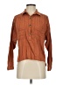 Ann Taylor LOFT Orange Brown 3/4 Sleeve Button-Down Shirt Size S - photo 1