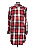 Cato 100% Rayon Plaid Red Long Sleeve Button-Down Shirt Size L - photo 2