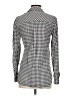 J.Crew 100% Cotton Houndstooth Gray Long Sleeve Button-Down Shirt Size 2 - photo 2