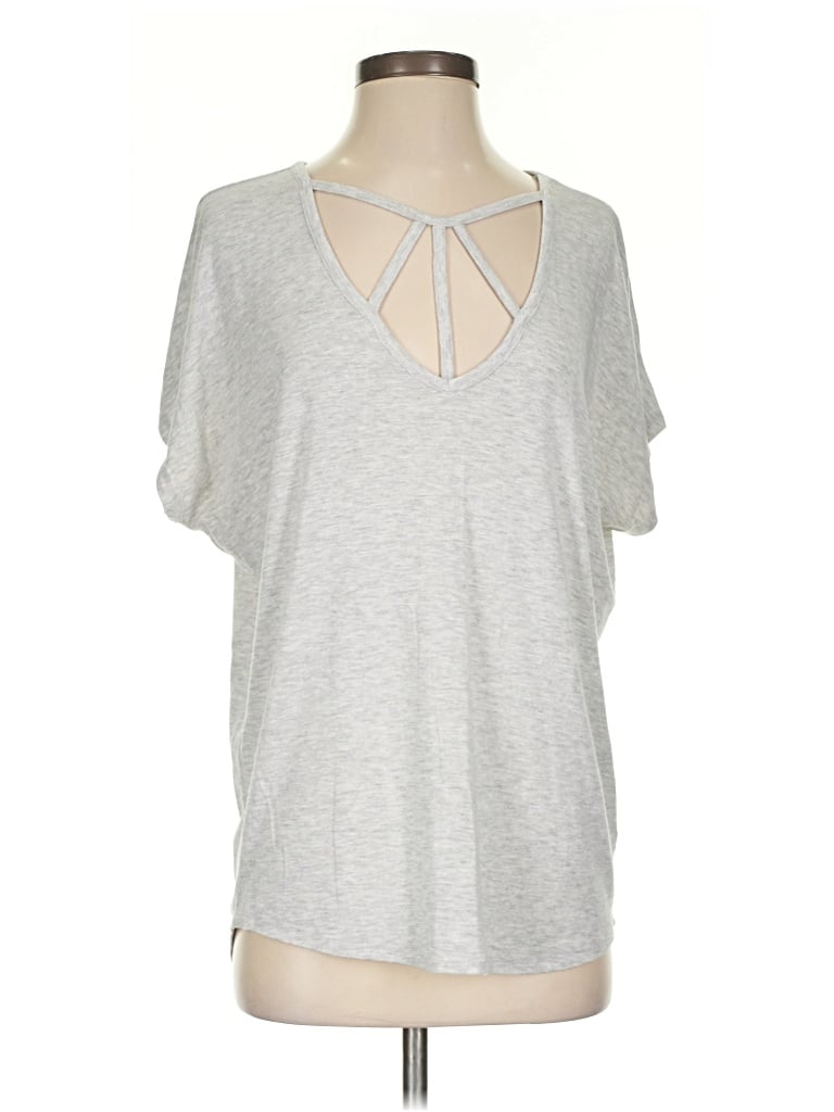 Pre-owned Express One Eleven Short Sleeve T-shirt In Silver